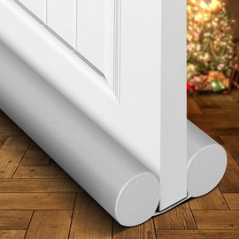 Holikme Door Draft Stopper Door Sweep Weather Stripping Noise Blocker Window Breeze Blocker Adjustable Door Sweeps, Grey | Holikme