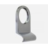 Door Rim Cylinder Pull to Fit Yale Lock Brass Satin Handle Ring Surround Lock Key (Satin)