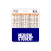Medical Student Badge Buddy Horizontal w/Height & Weight Conversion Charts