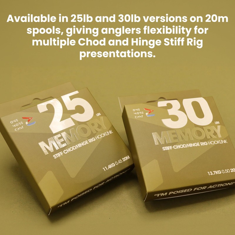 OMC Memory Stiff Chod & Hinge Rig Hooklink 20m -