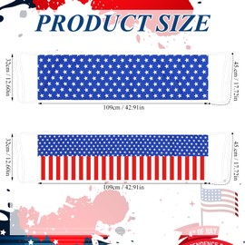 Breling 6 Pcs 4th of July Flower Pot Cover 250th Anniversary Decoration Outdoor Patriotic Planter Pot Cover Red Blue White Flower Decorative 250 Outdoor Planter Cloth for Independence Day Porch Garden