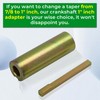 WIKIBB Crank shaft Adapter Taper Convert a 7/8 to a