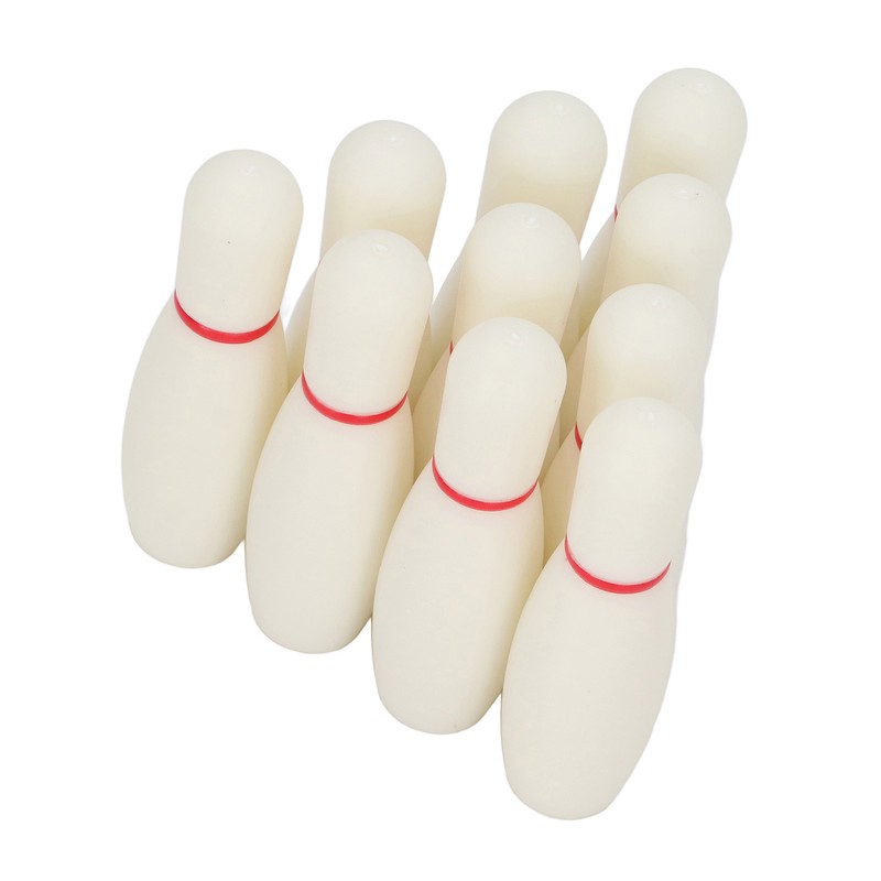 Kids Bowling Set Educational Interactive Resin with 10 Bowling Pins