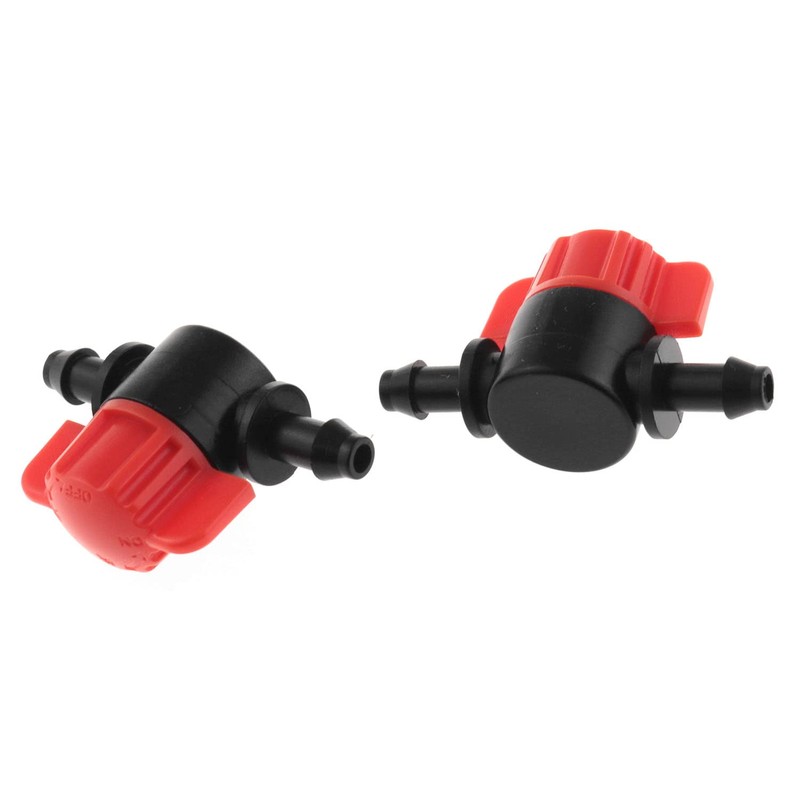 1/4 Inch Barb Shut-Off Valve DGZZI 12PCS Black Plastic Universal