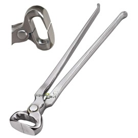 14-Inch Hoof Nipper - Premium Vanadium Steel Farrier Tool with Dull Finish for Precision Horse Hoof Trimming, Rust-Resistant, Ergonomic Grip, and Long-Lasting Durability