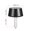 sourcing map Conical Vibration Damper Bracket with M8 x 30