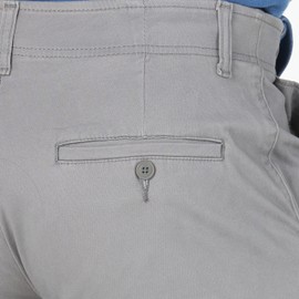 Lee Men's Extreme Motion Flat Front Short, Iron, 33