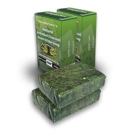 Natural Detox Activated Charcoal Neem Oil Bar Soap | Deep Cleansing & Purifying (2)
