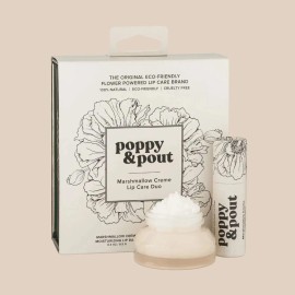 Poppy & Pout, Lip Care Duo, Marshmallow Creme