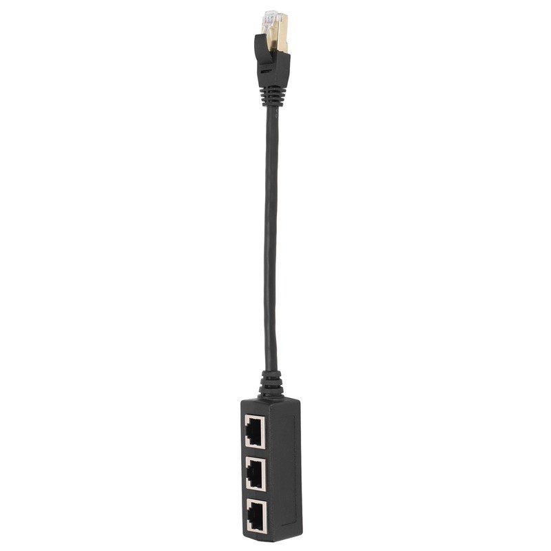 RJ45 Ethernet Adapter Cable Extension 1 to 3 Port Excellent