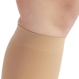 AW Style 201 Medical Support Open Toe Knee Highs - 20-30 mmHg Black Small