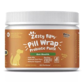 Zesty Paws Pill Wrap Probiotic Paste for Dogs Immune & Digestive System Support