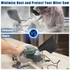 WEZCHUGHAOL 2PCS Black Dust Collection Bag for Miter Saw 255