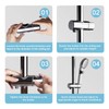 Shower Bracket 18mm ABS Chrome Hand Shower Holder Universal Replacement