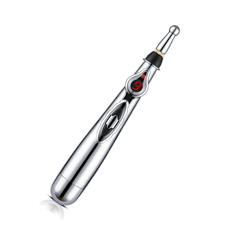 Electronic Accupuncture Pen Relieve Fatigue Reduce Pain 5 Heads 9