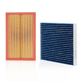 Forccord Cabin Air Filter and Engine Air Filter Fit for Volkswagen Golf 2019-2021 1.4L, Jetta 2019-2021 1.4L Activated Carbon Cabin Filter Replacement CF11643 5QM129620B