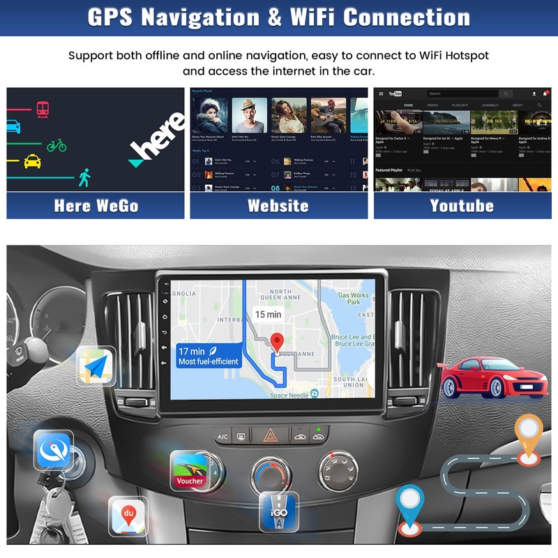 [2G 64G] Android 13 Car Stereo Radio for Hyundai Sonata