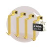 MDCASA Door Hook Back – Set of 4, Gold, Door