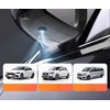 Car rearview mirror welcome led light universal Angel wings welcome