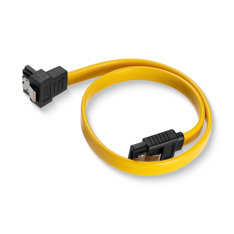 sonero® SATA III 6Gb/s Daten-Kabel, 0,30m, gewinkelt, gelb