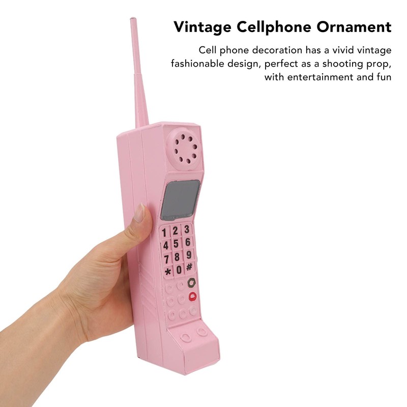 Retro Cellphone Model Old Fashioned Cellular Phone Model Ornament Vintage