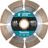 Makita B-69587 4" Diamond Blade, Segmented, General Purpose