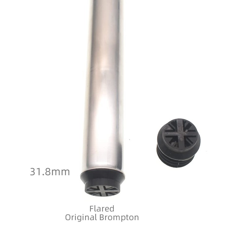 TWTOPSE Folding Bicycle Seatpost End Pad Protector for Brompton, Rubber