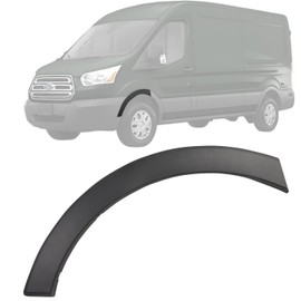 DYNVEX Front Left Driver Side Door Fender Flare Molding Trim, Wheel Arch Panel Cover for 2015-2019 Transit 150 250 350 350 HD Cargo Van, Durable Wheel Fender Trim Molding Replace BK3Z61278L01BC