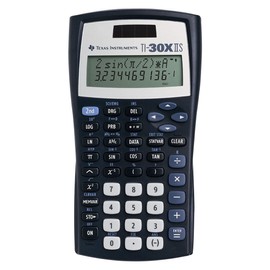 Texas Instruments Texas Instruments TI-30 XIIS Schulrechner (zweizeilig, Solar- und Batteriebetrieb) Dunkelblau