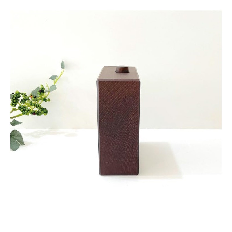 KATOMOKU Alarm Clock 5 Brown km-78BR Wooden 11.2 x 11.8