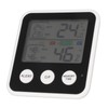 Room Thermometer 3.7in LCD Display High Accuracy Comfort Level Indicator