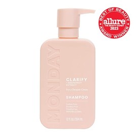 MONDAY HAIRCARE Clarify Shampoo 12oz for Oily Hair, Made with Grapefruit Extract, Coconut Oil and Vitamin E (350ml)