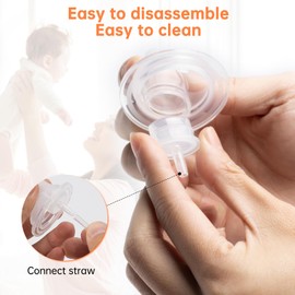 Silicone Mouthpiece Be Suitable for MAM Sippy Cup Nipples and Compatible with NUK Active and Learner Cups,Includes Straw Connector(Without Straw),Leakproof Design,Variable Flow， 10 per Pack.