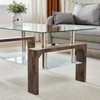 Living Room Rectangle Coffee Table, Tea Table Suitable for Waiting