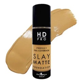 Base De Maquillaje Slay Matte Hd Pro Italia Deluxe (1pz) Tono 7B Golden Caramel