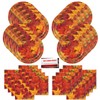 Fall Leaves Thanksgiving Holiday Harvest Orange Leaf Party Supplies Bundle