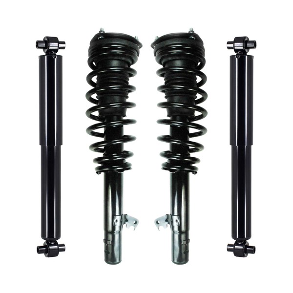 PM Auto Set 4 Front Quick Complete Strut-Coil Spring-Rear Shock