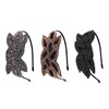 3 Pieces Pearl Rhinestone Tiara Retro Headband Boho Headband Cosplay