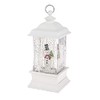 Ganz MX182149 LED Light Up Shimmer Snowman Lantern, 10.5 Inches