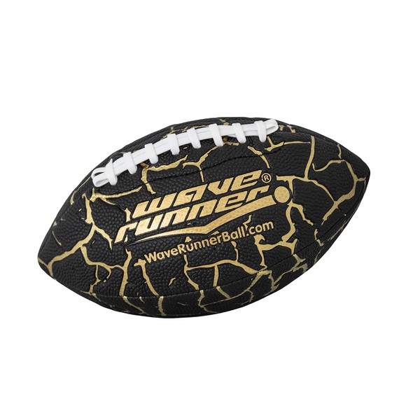 Wave Runner Grip It Waterproof Junior Size Football, 9.25 Size, Durable & Double Laced, Perfect for Beach Accessories, Kids Games, Pool Toys, Outdoor Games, All-Weather Indoor & Outdoor Play