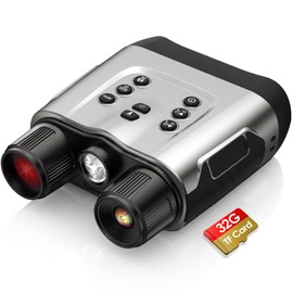 Dsoon 4K Night Vision Goggles with 32GB Card, 9000mAh Battery for Camping