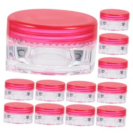 Healeved Impact-resistant Wide Mouth Jars Portable Skincare Travel Bottles Leakproof Lids