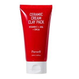Panel Aha Omija Ceramic Cream Clay Pack 100ml Korean K-Beauty Skincare School Military Dormitory Airport Departure / 파넬 아하 오미자 도자기 크림 클레이 팩 100ml 한국K뷰티 스킨케어 학교 군대 기숙사 공항 출국