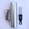 Stainless Steel Guiro 8" Percussion Instrument with Scraper, Professional Metal