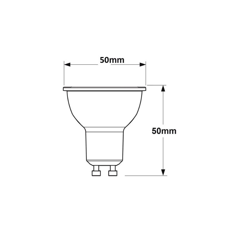 Long Life Lamp Company 6W GU10 LED Cool White Colour