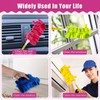 10 Pcs Fleece Duster Refills, Wet and Dry Dual Use
