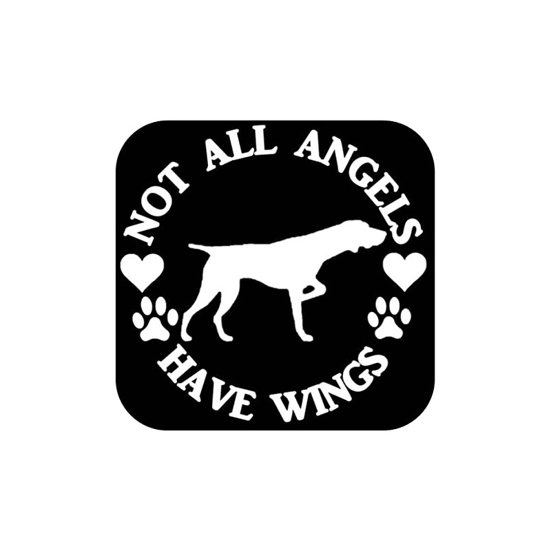 German Shorthair Pointer Sticker Angel OS 326 vinyl 6" Decal