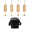Wind Chime Set of 4 Elements, Included Portable Storage Box