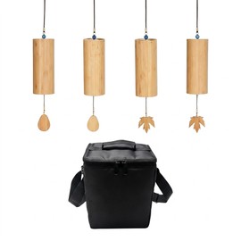 Wind Chime Set of 4 Elements, Included Portable Storage Box