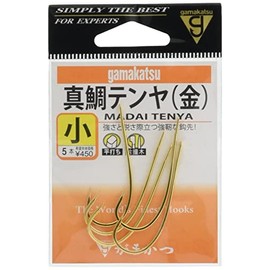 Gamakatsu Single hook real sea bream Tenya small 5 pieces wood 67964